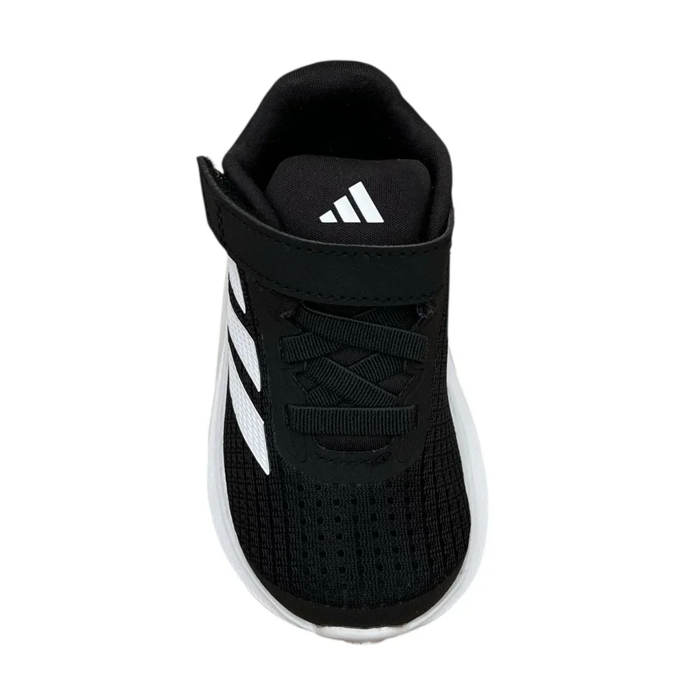 Adidas Duramo Baby Infant Boys Slip-on Sneaker Size 5 Black-White Flexible Shoes